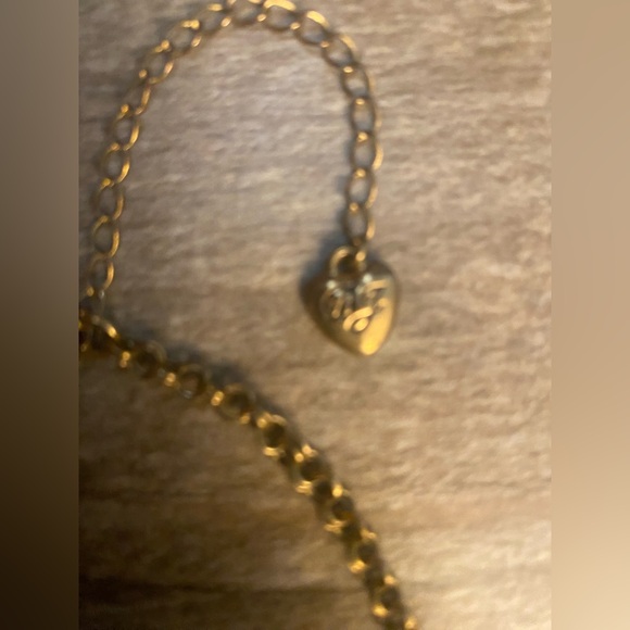 VINTAGE Brighton-green/gold tone necklace,matching earrings +original ❤️tin. - Picture 5 of 8